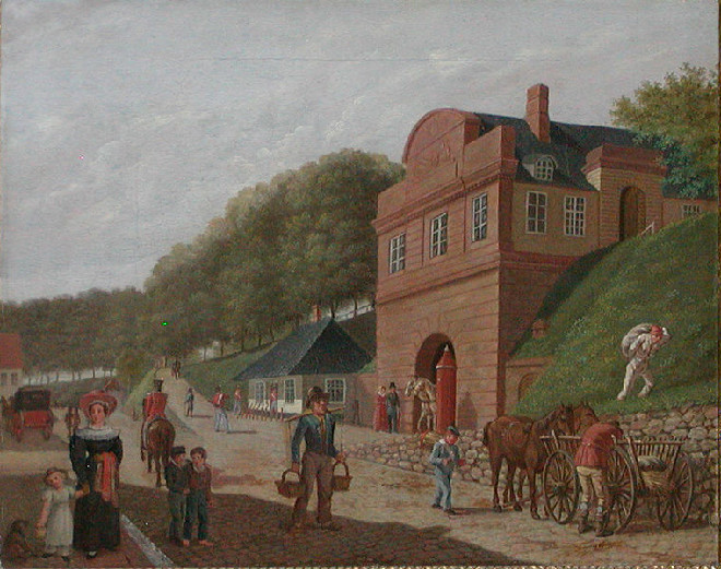 Nørreport ca. 1807.