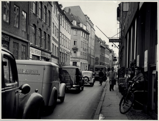 Læderstræde/Kompagnistræde, 25 september 1953